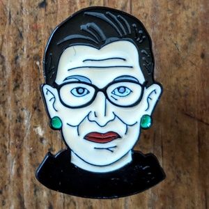 Accessories - Ruth Bader Ginsburg RBG Metal Enamel Pin Accessories - Ruth Bader Ginsburg RBG Metal Enamel Pin